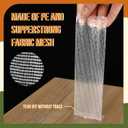 8 Rolls Double Sided Fabric Tape Heavy Duty 1inch/ 2inch x 33ft High Stickness Strong Double Sided Hem Tape for No Sew No Iron Hemming Clothes Dress Curtains Carpet DIY Crafts