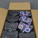 Mifoci 24 Pcs Plastic Video Game Party Cups with Straw and Lid 10oz Gamer Birthday Themed Drink Cups 7th Video Game Party Favors for Kids Toddlers Gamer Birthday Supplies (Blue)