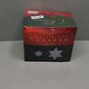 BEEWIN Christmas Snowflake Icicle Lights,8.2 FT 144 LED Snowflake Lights Outdoor with Timer,8 Modes Waterproof Connectable Christmas Light Plug in for Curtain Eave Window Indoor Outdoor Decor(White)