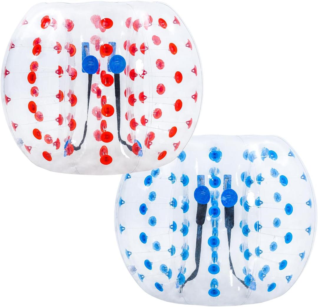 2PCS Inflatable Bumper Balls, 5Ft Human Hamster Ball, Zorb Ball for Adults or Children, Bubble Soccer for Sport Time