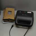 Bakers Friend 3 in 1 Mini Waffle Maker with Removable Plates, Dual Waffle & Pancake and Grill Plates, Breakfast Sandwich Maker Press, Dishwasher Safe, Non-stick Coating, Graphite