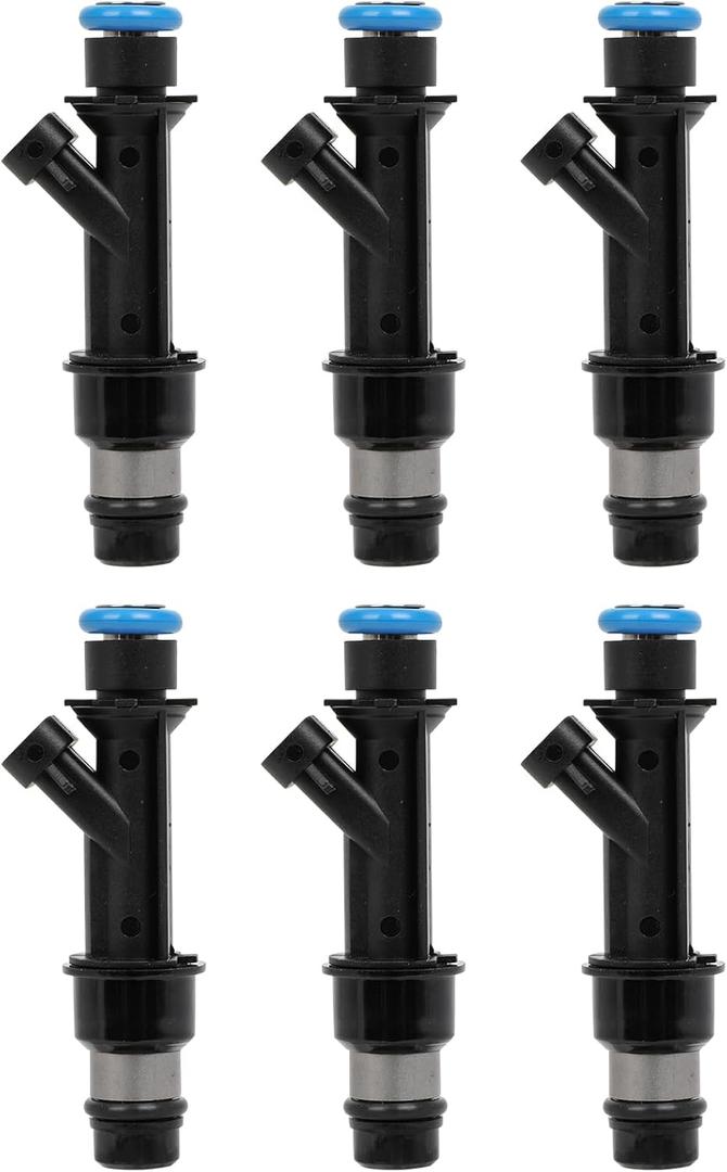 Fuel Injector Compatible with Buick LeSabre/Park Avenue 01-05,Regal 01-04,for Chevy Camaro 00-02,Impala 00-05,for Pontiac Bonneville 01-05,Firebird 00-02 Fuel Injectors Replace FJ313,6Pcs