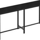YATINEY 70.8" Long Bar Table, Counter Bar Height Table, High Top Table, Rectangular Hightop Bar Pub, for Kitchen, Living Room, Entryway, Black BT08BB, 70.8"L x 15.7"W x 35.4"H
