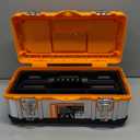 16" Stainless Steel Tool Box  Heavy-Duty Toolbox with ABS Organizer and 0.8mm Thick Stainless Steel Body  Durable Parts Storage Box for Professional Use