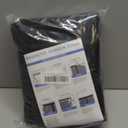 LONGEAS Magnetic Screen Door Mesh Left Right Side Opening Upgraded PET Material Mesh Stronger Than Fiberglass and Polyester,Keep Bugs Out,Pet & Kid Friendly,Hands Free,Fit Door Size 72" X 96" (Black)