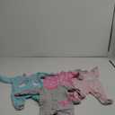 Gerber Baby Girls' 4 Pack Sleep 'N Play Footie (Cloudy)