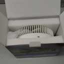 8" Portable Oscillating Standing Fan, 8000mAh Rechargeable Pedestal Fan with Remote, Foldable Quiet Travel Fan, 8H Timer, Height Adjustable, Floor & Desk fan for Bedroom, Camping, Office, White