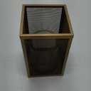 Honeybloom Metal Mesh Pillar Candle Holder 10 in