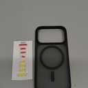 TORRAS Magnetic Shockproof for iPhone 17 Pro Case, Camera Control, Compatible with MagSafe, Military-Grade Protection, Stronger Slim Translucent Phone Case for iPhone 17 Pro, Black