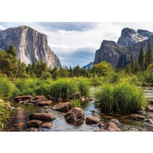 BEDUKE Jigsaw Puzzles 1000 Piece - Every Piece is Unique - Yosemite National Park for Adults Thick Sturdy Cardboard Precise Interlocking Family Game Puzzle Age 14+