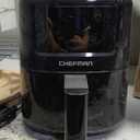 CHEFMAN 2 Qt Mini Air Fryer – Digital Space-Saving Compact Air Fryer with Nonstick and Dishwasher Safe Basket, Quick & Easy Meals in Minutes, Features Digital Timer and Shake Reminder – Black