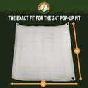 Fireside Outdoor Pop Up Pit Replacement Mesh 24"x24" for Small Portable Fire Pit Wood Burning, Campfire Pits, Mesh Firepit, Camping Fire Pits Portable, Firepit Accessories, Outdoor Firepits