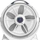 Lasko WINDMACHINE 20" High Velocity Floor Fan with 3 Speeds, 360 Directional Airflow, Portable Air Circulator Fan for Home, Garage & Workshop, Fully Assembled, Gray, 3301