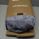 Heated Blanket Electric Blanket 50"x60", Soft Taffeta Sherpa Electric Throw with 5 Heating Level & 1-12 Hour Auto Off, Heated Throw with Overheating Protection, Machine Washable(Light Grey)