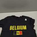 Belgium Belgian Flag Souvenir Belgie T-Shirt, Medium