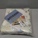 AMWAN Duvet Cover Set King White Floral Duvet Cover Cotton Floral Bedding Sets Chic Flower Botanical Comforter Cover Garden Style Vintage Floral Bedding Duvet Cover with 2 Pillowcases 104''x90''