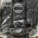 MERACH Under Desk Elliptical Machine, Leg Exerciser While Sitting for Seniors with Remote Control & 12-Speeds, Quiet Portable Electric Seated Pedal Exerciser Machine for Home Office