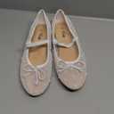 Trary Flats for Women Closed Round Toe Ballet Flats Mary Jane Shoes Women with Elastic Strap Cute Bowknot Comfortable Dress Shoes for All-Year Daily Work Casual Wear (5.5, Mesh White)