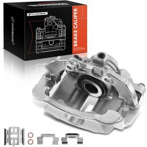 A-Premium Disc Brake Caliper Assembly with Bracket Compatible with Select Chevrolet, GMC, Isuzu and Oldsmobile Models - Blazer, S10, Jimmy, Sonoma, Hombre, Bravada