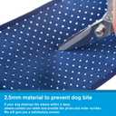 Coodeo Dog Recovery Sleeves, Cone Collar Alternative, Abrasion Resistant Dog Recovery Suit, Washable 2.5mm Thick and Waterproof, Pet Wounds Prevent Licking, Biting (Blue, XL) 