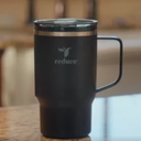 REDUCE Hot1 18 oz Hot1 Stainless Steel Insulated Mug with Temperature Adjusting Lid - Dual-Wall Vacuum, Cupholder Friendly - Keeps Drinks Hot for 6 Hours - Ideal for Coffee, Tea & Other - Java