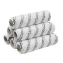 Amazon Basics Microfiber Paint Roller Covers, for Smooth Finish, 9" x 3/8", 6-Pack