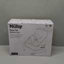 Nuby Easy Go Booster Seat - Travel Booster Seat for Babies and Toddlers - Holds Up to 35 Pounds - 9+ Months - Gray