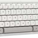 Wired RGB Gaming Membrance Keyboard. 65 Percent Mini Creamy LED Computer Keyboard .Small Ergonomic Clicky Teclado with ABS Backlit Unreplaceable Keycaps. for PC Laptop MAC Gamer. (Gray)