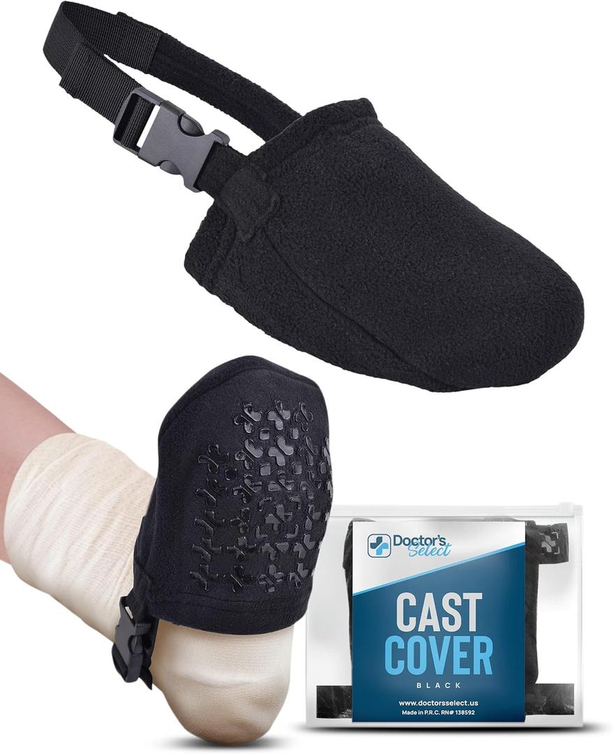 Doctor's Select Leg Cast Sock Cover - Non Slip Adjustable Cast Socks for Women and Men | Foot Cast Toe Cover Socks