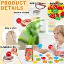 249 Pcs Reward Jars for Kids Colorful Classroom Coin Jars for Behavioral Rewards 225 Pcs Wooden Slices 20 Pcs Name Tags 1 Pcs Storage Bag Classroom Incentive Behavior Tools for Back to School Student