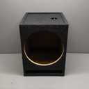 Atrend 15SQV 15 Inch Single Vented Subwoofer Enclosure - Nickel Finish Terminals