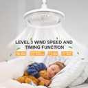 Multifunctional Ceiling Fan with Light & Remote Control, E26 Socket, Dimmable LED Bulb, Silent Operation, Ideal for Bedroom, Kitchen, Garage, Bathroom - White