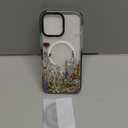 Lotadilo Case for iPhone 17 Pro Max Case Compatible with Magsafe Ring Holder Stand - for Women Wild Floral Design TPU Phone Cover for Girls Girly Funny Fashion