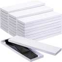 Shinylin 24 Pcs Gift Wrap Tie Boxes Valentines Men Women Sock Scarves Gifts Boxes with Lids 14 x 4.3 x 0.75'' Bulk Cardboard Paper Gift Box for Valentines Birthday Wedding Engagement (White)