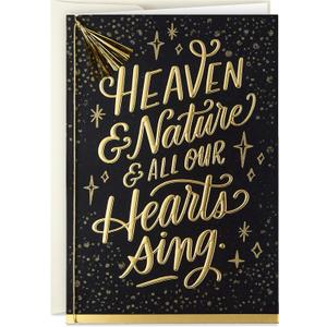 Hallmark Boxed Religious Christmas Cards, Heaven and Nature Sing (12 Cards and 13 Envelopes)
