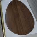 Small Side End Table New C Table Narrow Round Bed Sofa Couch Coffee Dinner Table for Snack Drink TV Tray, Slim Gold Rustic End Table Modern Simplicity, Metal and Wood - 24 Inch