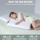 TELUS Cooling Pillowcases for Hot Sleepers Queen Size 2-Pack, Silky Soft Breathable Pillow Case with Envelope Close, Stay Cool Pillow Cover for Night Sweats, 20x30 Inch, White