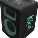 Klipsch Vegas Music City Party Speaker - Single 5.25" Woofer, Five Light Show Settings, 12 Hour Battery Life, IPX4 Rated, Pole mountable and mic Included!