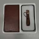 TUCCH Detachable Case Wallet for iPhone 17 (6.3") 2025, Wrist Strap, 4 Card Holders RFID Blocking, Wireless Charging, Stand, 2-in-1 Magnetic, PU Leather, Shockproof Folio Cover, Brown