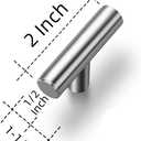 Ravinte 2'' Cabinet Handles Stainless Steel Satin Nickel Kitchen Cabinet Hardware Handles of Kitchen Cupboard Handles 25 Pack