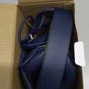RORSOU R10 Over-Ear Headphones with Microphone, Lightweight Folding Stereo Bass Headset with 1.5M No-Tangle Cord, Portable Wired Headphones for Smartphone Tablet Computer MP3 / 4 (Blue)