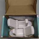 Door Lever Lock (2 Pack)  Prevents Toddlers from Opening Doors  Easy One-Hand Operation for Adults  Durable ABS with 3M Adhesive Backing  No Tools Needed for Install (White)