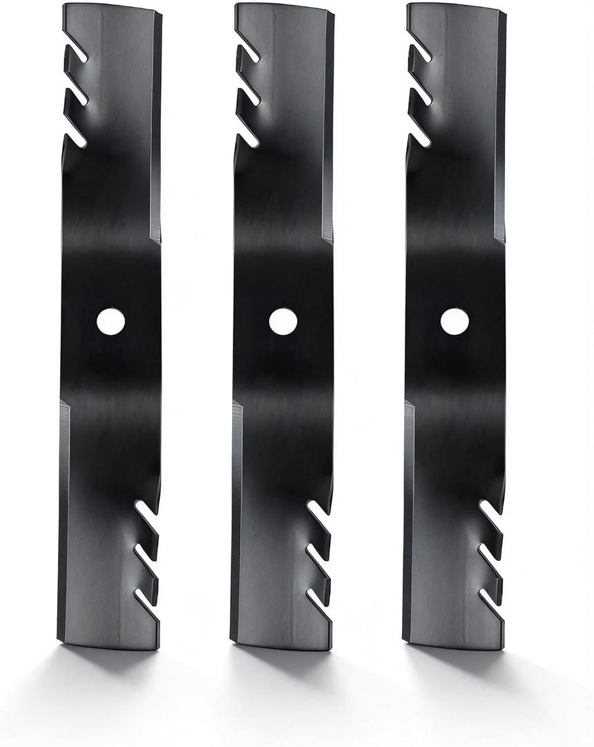 M143520 Blade Fits JD 19IN B1PD1054 M143520 3-Blade Set for 54inch Lawn Tractor Replaces Z445 Z425 Z435 LX280 X340 X380, 3 Pack