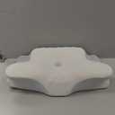 Cervical Neck Pillow for Pain Relief, Ergonomic Pillow Side Sleeper Pillow for Sleeping, Contour Memory Foam Pillows with Cooling Pillowcase Orthopedic Bed Pillow for Back Stomach Sleepers (Light Grey)