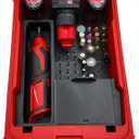 Tidy Tool Liner for M12 Rotary Packout Organizer with Drawer and Bit Storage for Milwaukee Packout Compact Tool Box- Battery, bits, and Blade Storage- Liner Only