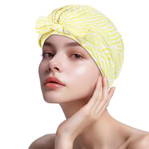 YANA Shower Cap for Women - Waterproof, Reusable Shower Cap (Geometric - Spring)