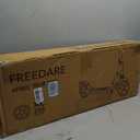 FREEDARE Kick Scooter for Kids & Adults Ages 8+, Foldable Teen Scooter with 2 Big 8-inch Wheels and 4-Level Adjustable Handlebar, Max Load 220 LBS