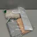 3 Pack 14 Grids Travel Pill Organizer Box with 415-Pcs Medicine Name Labels - Pocket Daily Pharmacy Case Container Kit - Travel Medication Holder Dispenser for Fish Oil Vitamin Supplement Storage (Khaki+pink+grey)