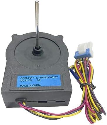 EAU63103207 Refrigerator Condenser Fan Motor for LG Kenmore EAP11761150,PD00050430,PS11761150,AP6028843,4391462,DC 12.0V 1A 4 Replacement Part