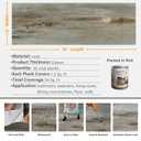 VEELIKE Rustic Driftwood Vinyl Plank Flooring 6''x36'' Wood Grain Peel and Stick Floor Tile Waterproof Floor Stick on Tile 36-Pack Removable Floor Stickers for Living Room Bathroom Bedroom Kitchen (Light Blue)